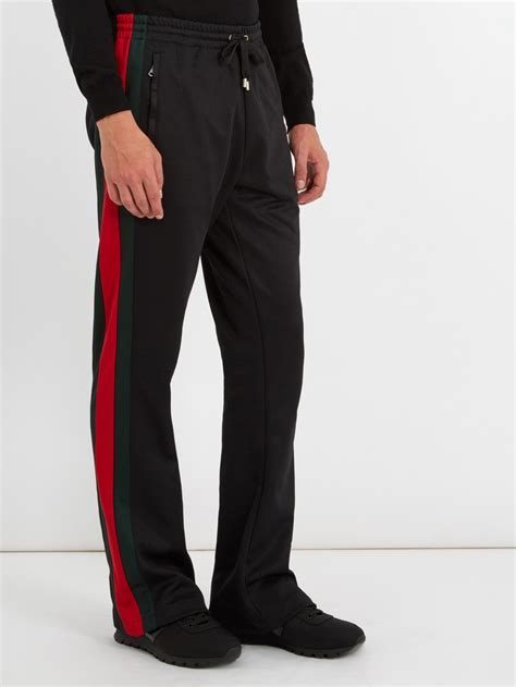 gucci stripe trousers